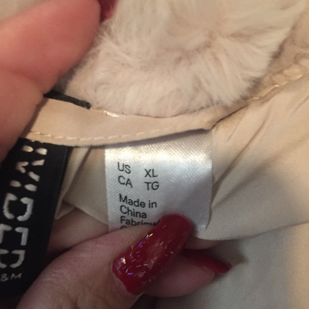 Divided faux fur jacket - Picture 5 of 6